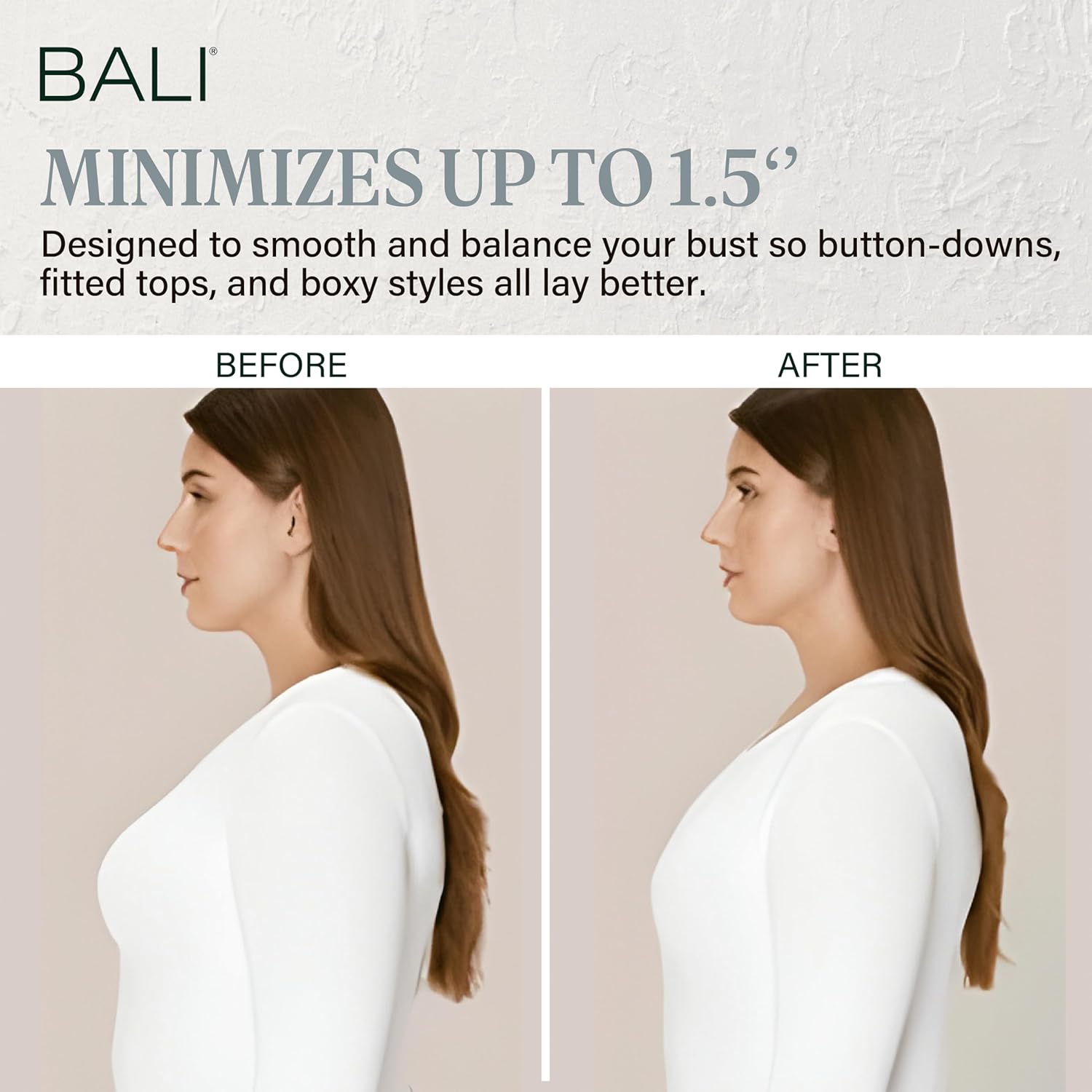 Detalle de Bali Women’s Minimizer Bra with Hidden Underwire (reduces up to 1.5 inches)