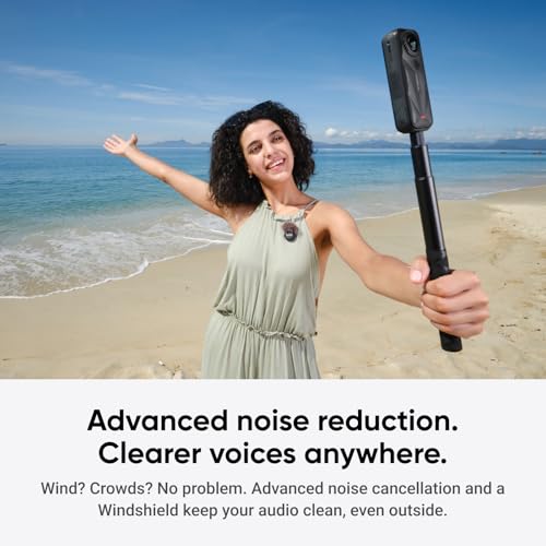 Detalle de Insta360 Mic Air Transmitter: Ultra‑light wireless mic for Vlog and streaming