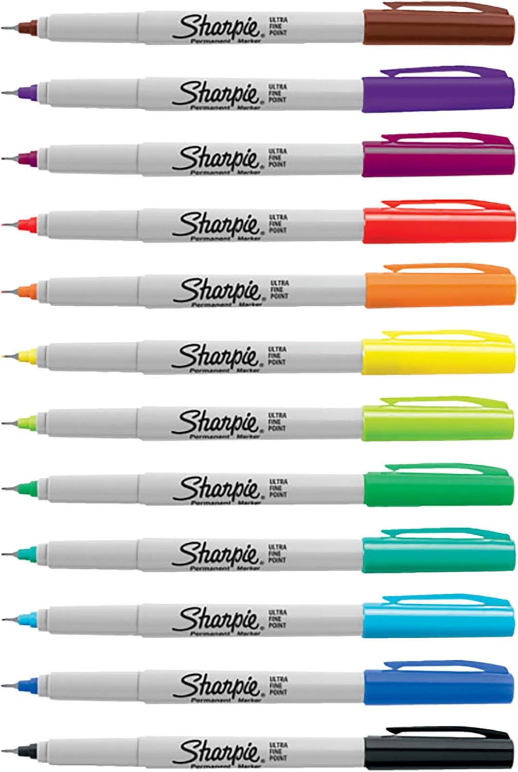 Thumbnail 1 de Sharpie Ultra Fine Permanent Markers 12 Pack