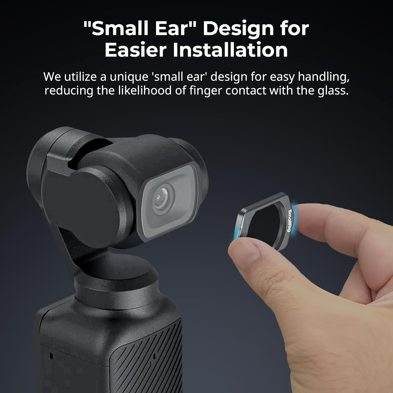 Detalle 2 de SMALLRIG Magnetic ND Filter Set for Osmo Pocket 3 — 4pcs
