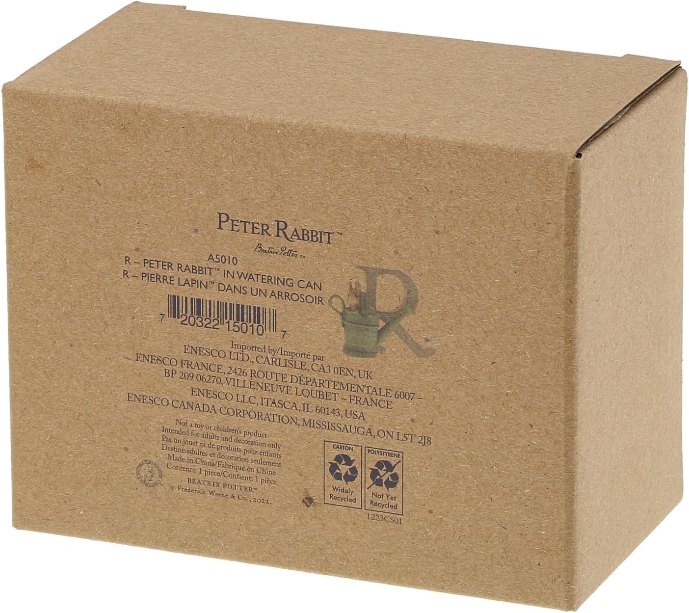 Thumbnail 5 de Beatrix Potter R Figurine Pierre Lapin dans arrosoir – figurine peinte à la main, 7 cm