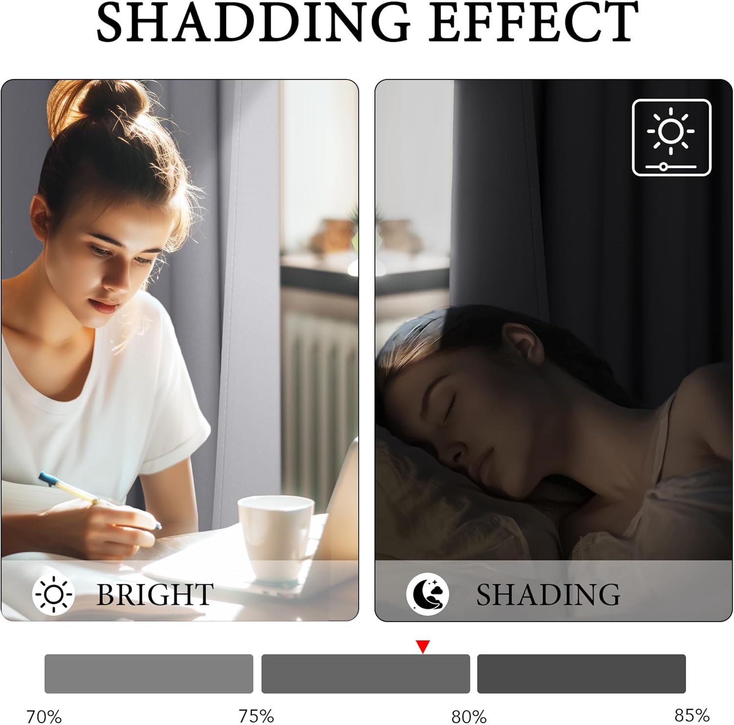 Thumbnail 5 de Pony Dance blackout curtains 42 x 36 inch