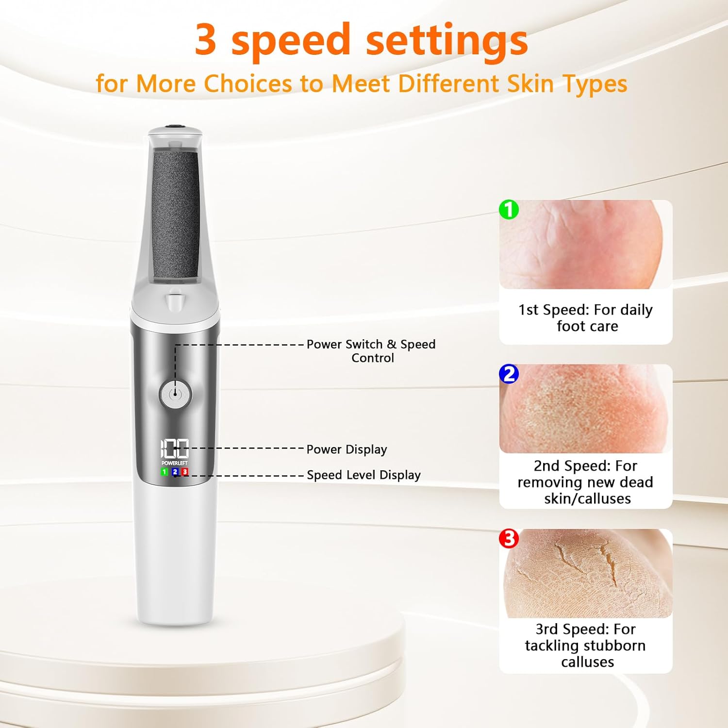 Thumbnail 4 de PKBD Electric Foot File 1200mAh