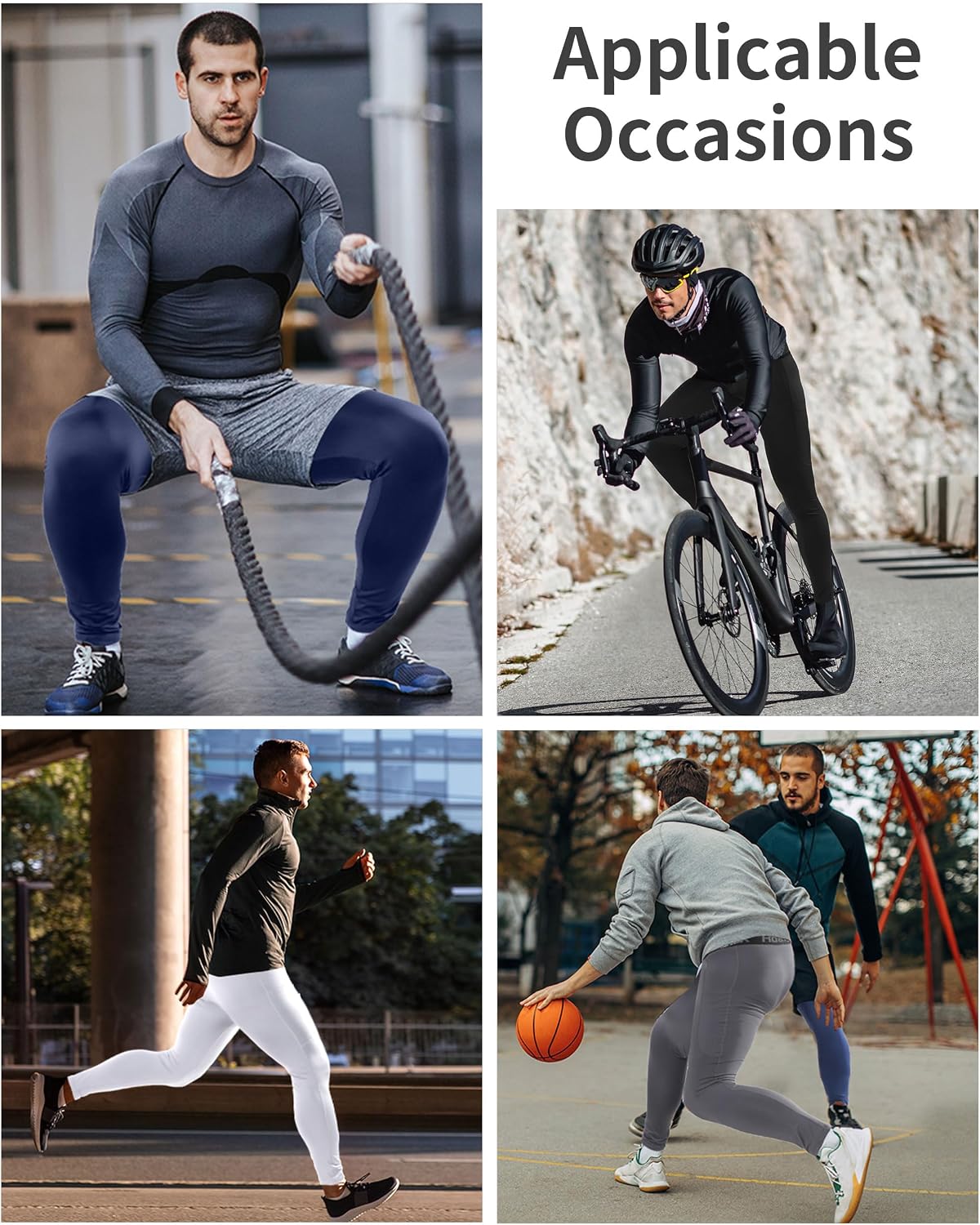 Detalle 2 de Roadbox Thermal Compression Pants Men running tights