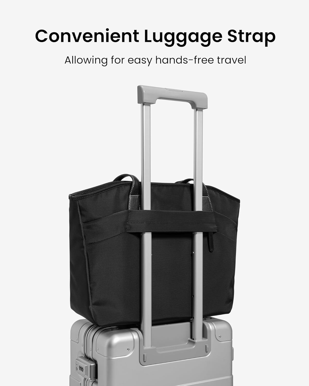 Thumbnail 6 de tomtoc Laptop Tote Bag for Women, 15-16 Inch – Elegant, Durable Work Tote with Dedicated Laptop Compartment