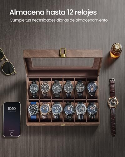 Thumbnail 3 de SONGMICS JWB120KQ02 Caja de Relojes 12 Compart