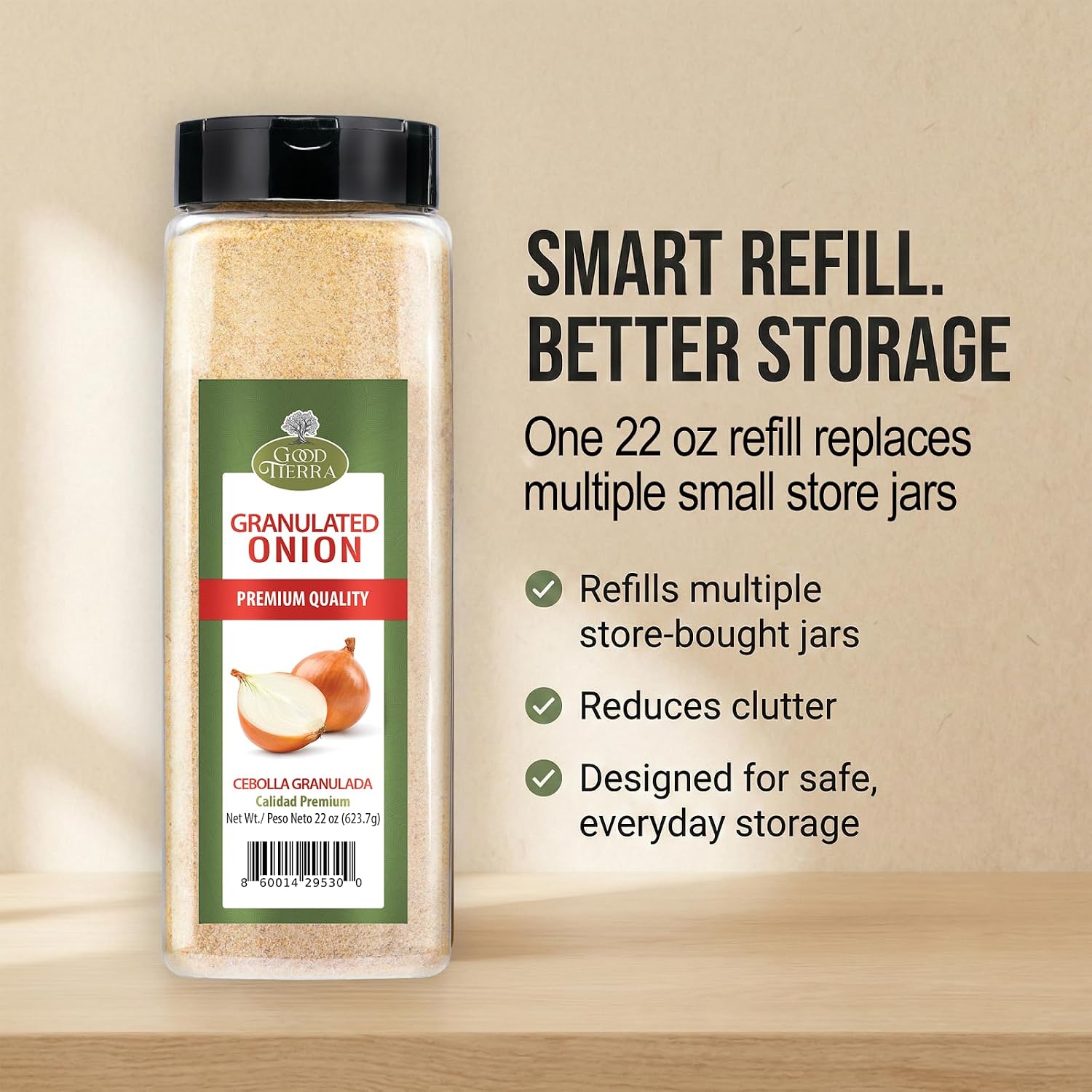 Thumbnail 2 de Good Tierra Granulated Onion, 22 oz Dehydrated Onion Seasoning