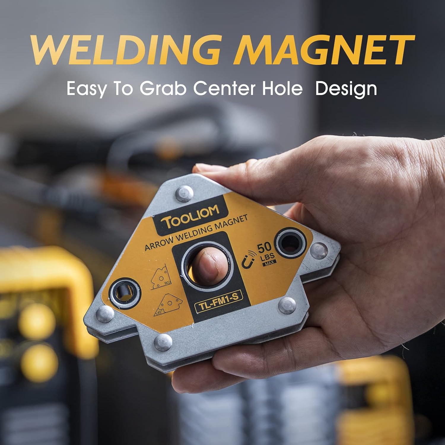 Thumbnail 4 de TOOLIOM Welding Magnets 4-Piece Set