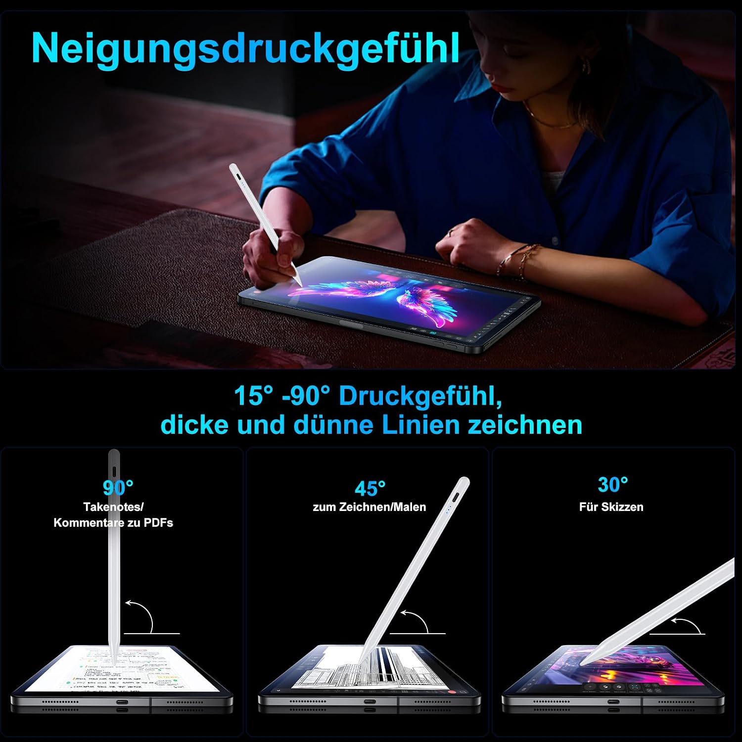 Detalle 2 de Variglas Stift für iPad 2018-2025