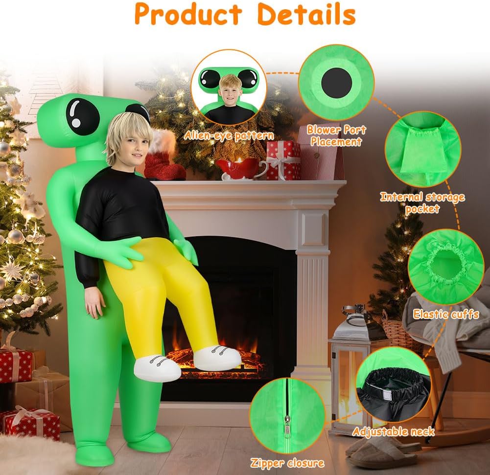 Detalle de Costume gonflable extraterrestre 210T 60 s