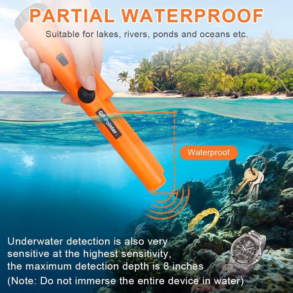 Thumbnail 6 de Flintronic Metal Detector impermeabile IP66 a scansione 360° con LED e allarme