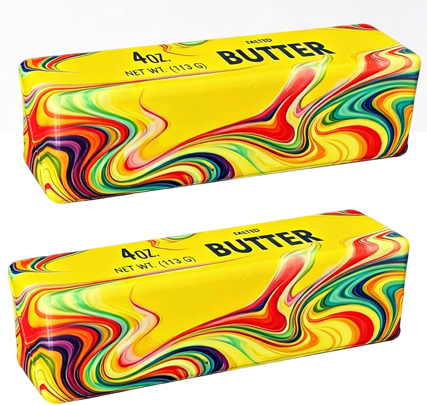 Detalle de RIDOPXRA Butter Squishy Squeeze Toys, Multicolor 2-Piece PU Set