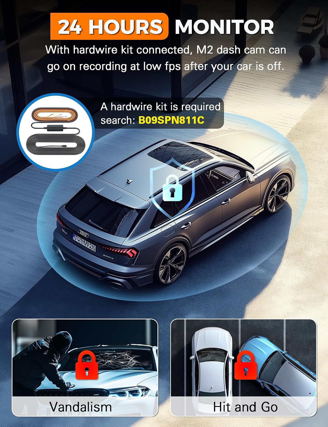 Detalle 1 de Dash Cam with 2.5K Front Recording
