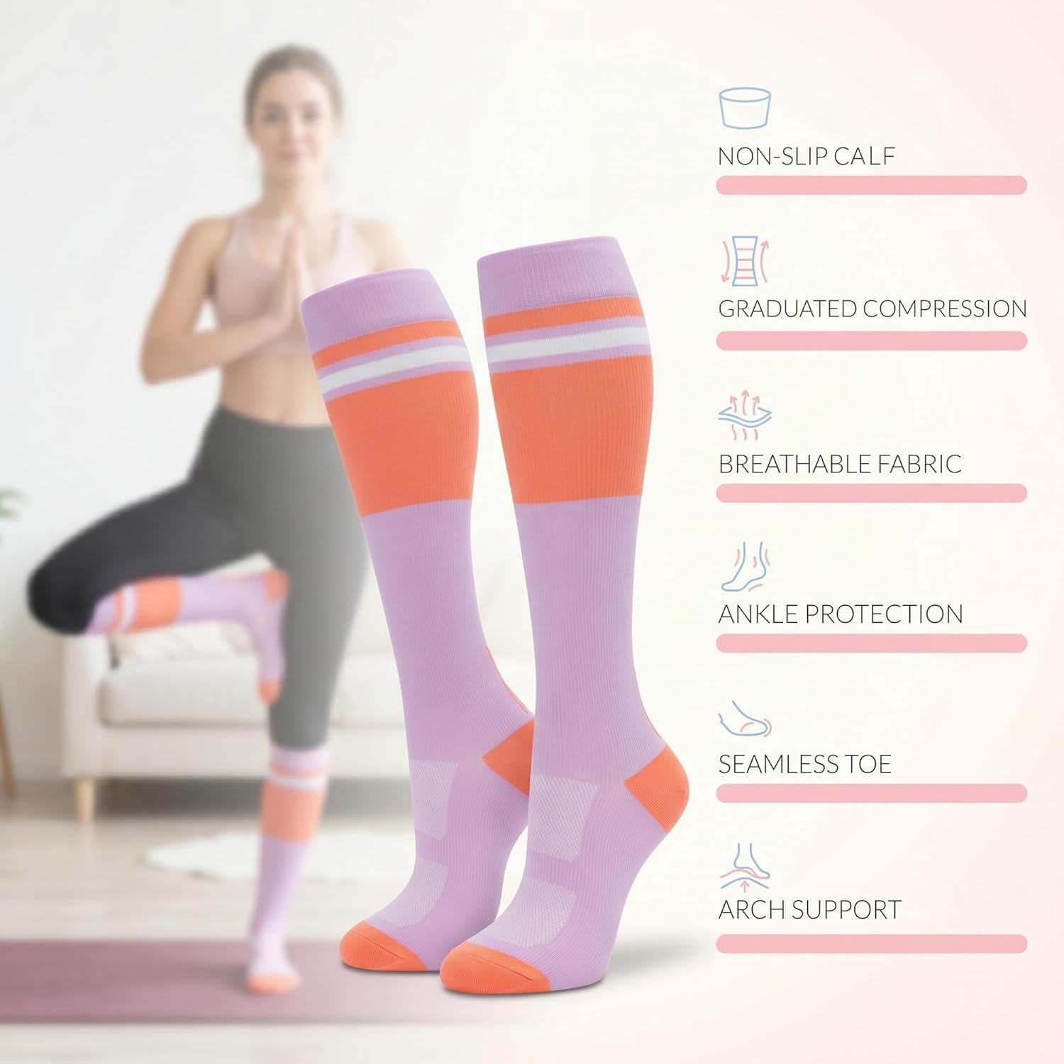 Thumbnail 1 de fenglaoda Compression Socks 3 Pairs