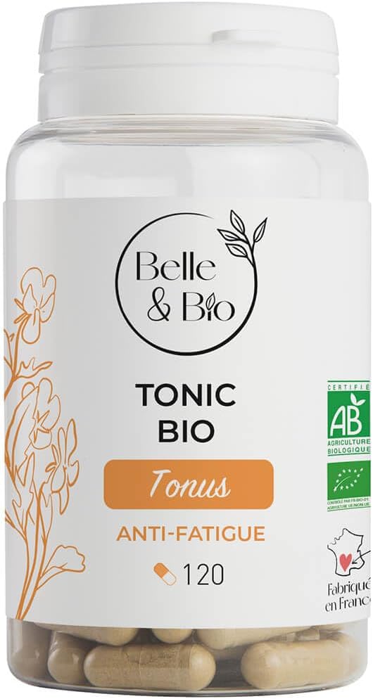 Detalle de Tonus & Anti-Fatigue Tonic Bio Belle&Bio — pilulier de 120 gélules (cure 2 mois)