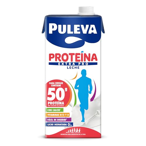 Detalle de Puleva Proteína Extra Pro Pack 6 x 1L: proteína, calcio y vitaminas en una bebida lista para tomar