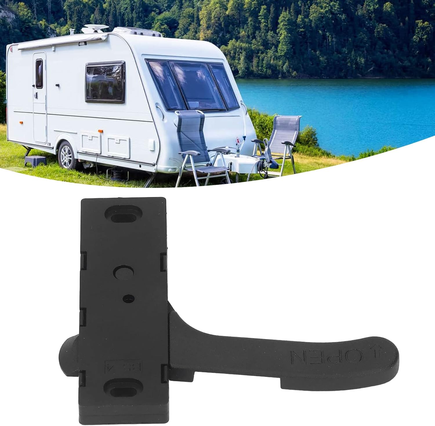 Thumbnail 6 de KIMISS RV screen door latch kit, right-hand