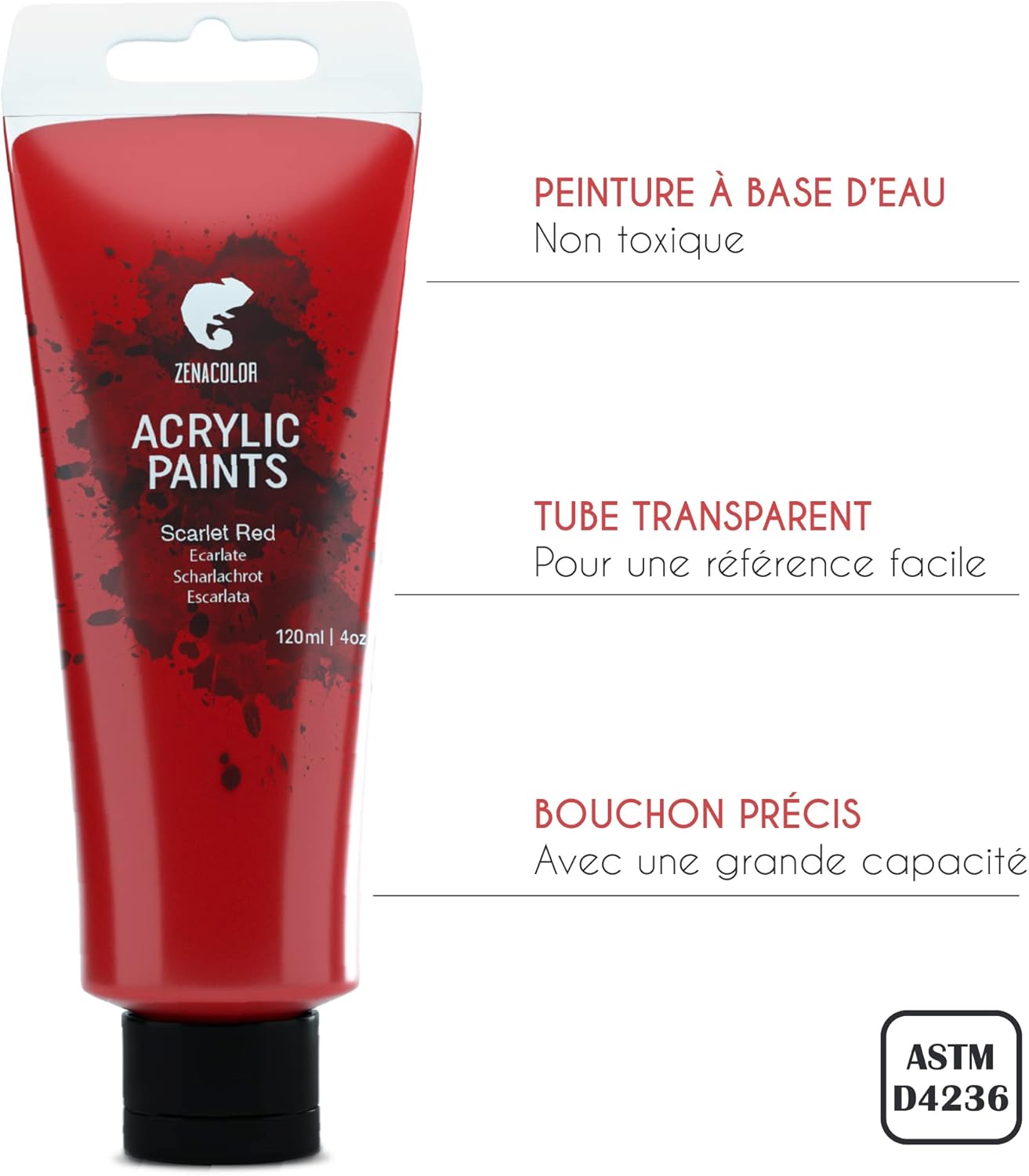 Thumbnail 2 de Zenacolor Peinture acrylique 24 tubes 🎨