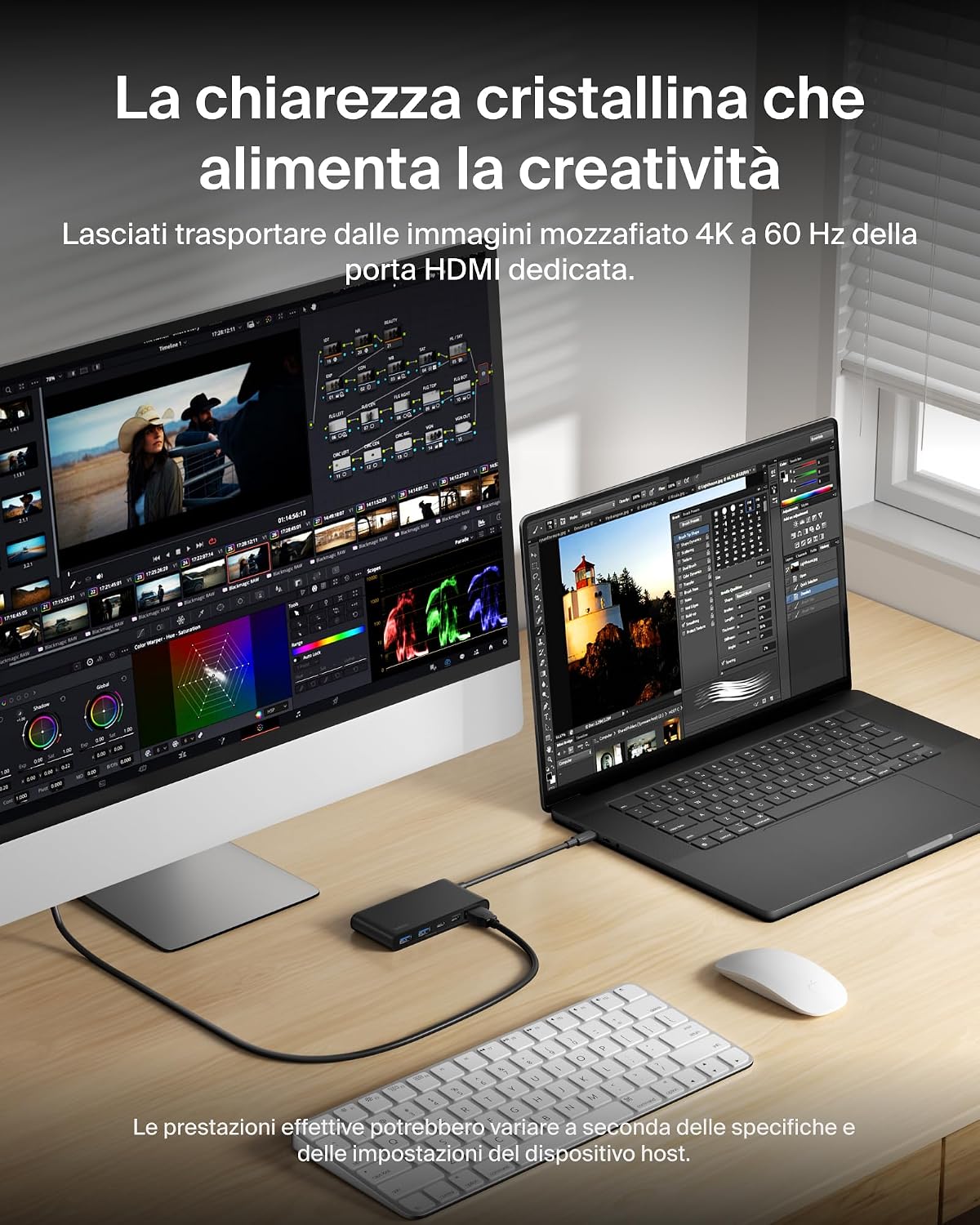 Thumbnail 3 de Belkin Hub USB-C a 5 Porte HDMI 4K 60 Hz