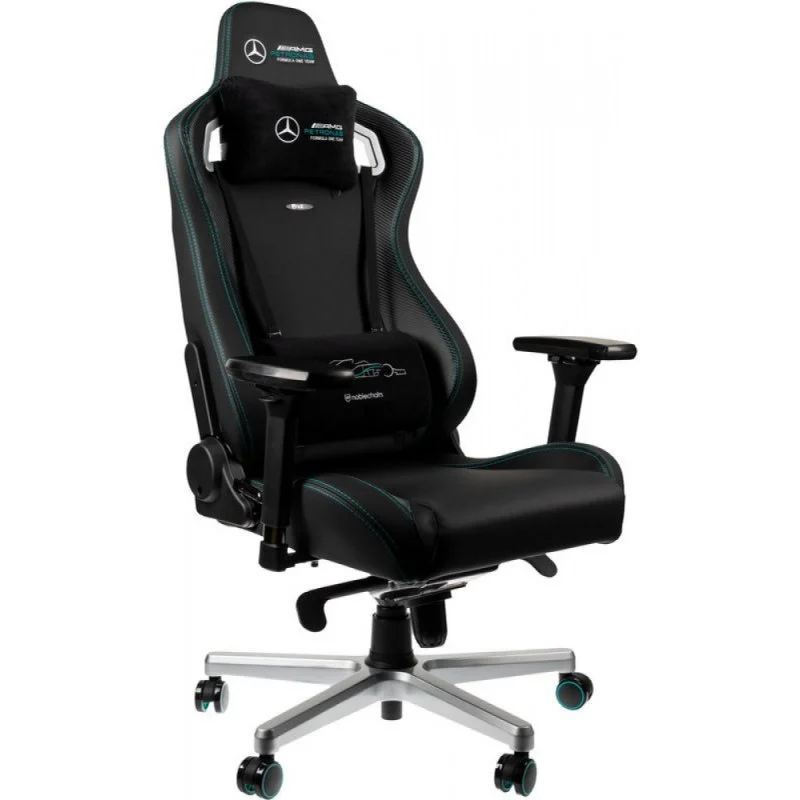 Thumbnail 3 de Noblechairs Epic Cuero PU Mercedes-AMG Petronas F1 Team Silla Gaming Negra (Edición 2021)