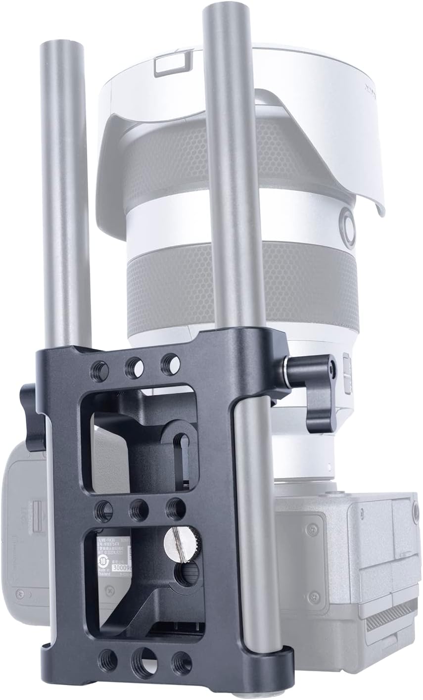 Thumbnail 5 de NICEYRIG Lightweight Base Plate with 15mm rod clamp 🎥