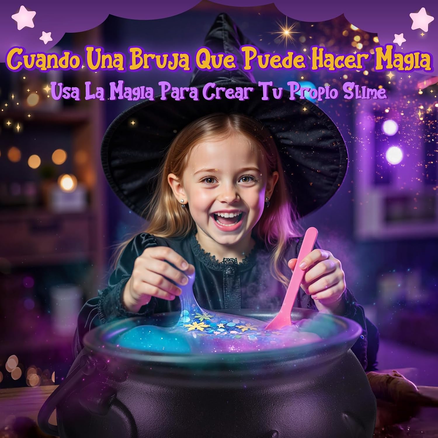 Detalle 2 de Hapikids Slime Galaxy Kit 6 recipientes