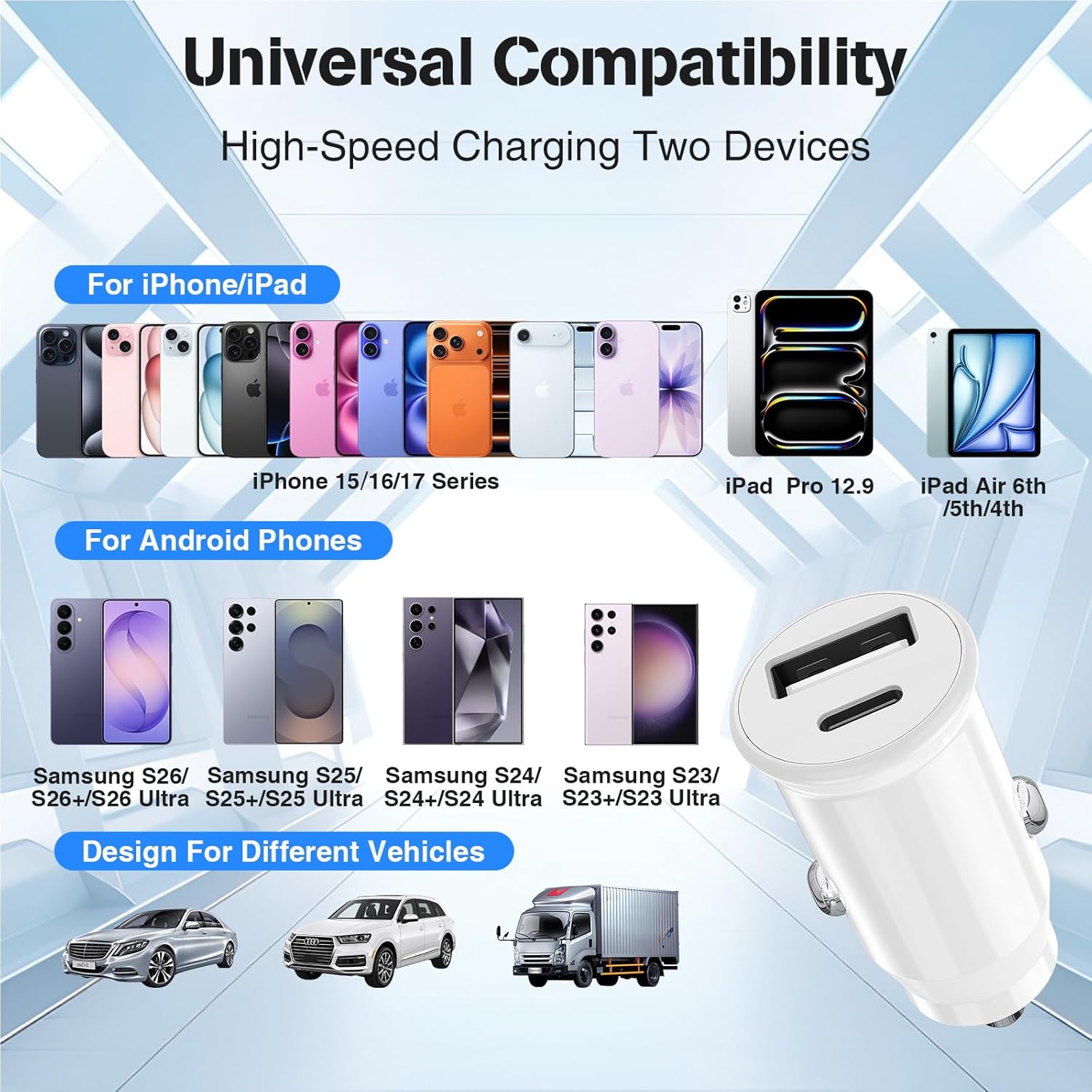 Thumbnail 6 de USB C Car Charger 40W for iPhone 17