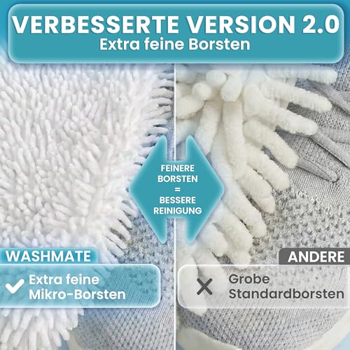Detalle de Washmate Schuhwaschbeutel 32×19 cm – Schutzbeutel für Sneaker und Schuhe (Washmate)