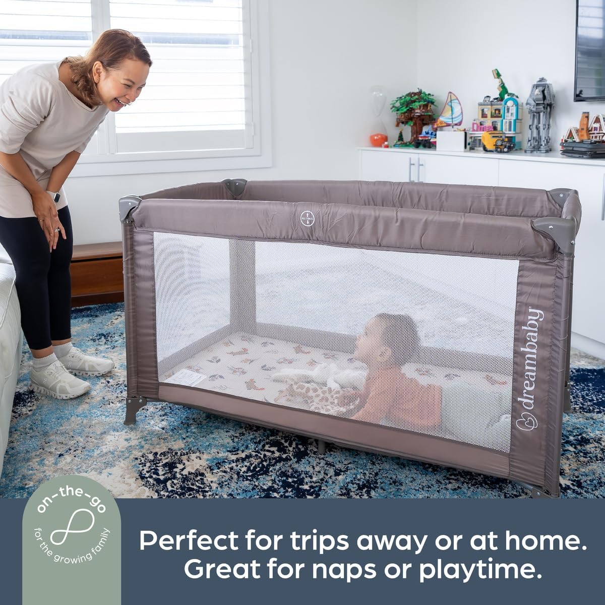 Thumbnail 1 de Dreambaby Quest Travel Cot 120x60