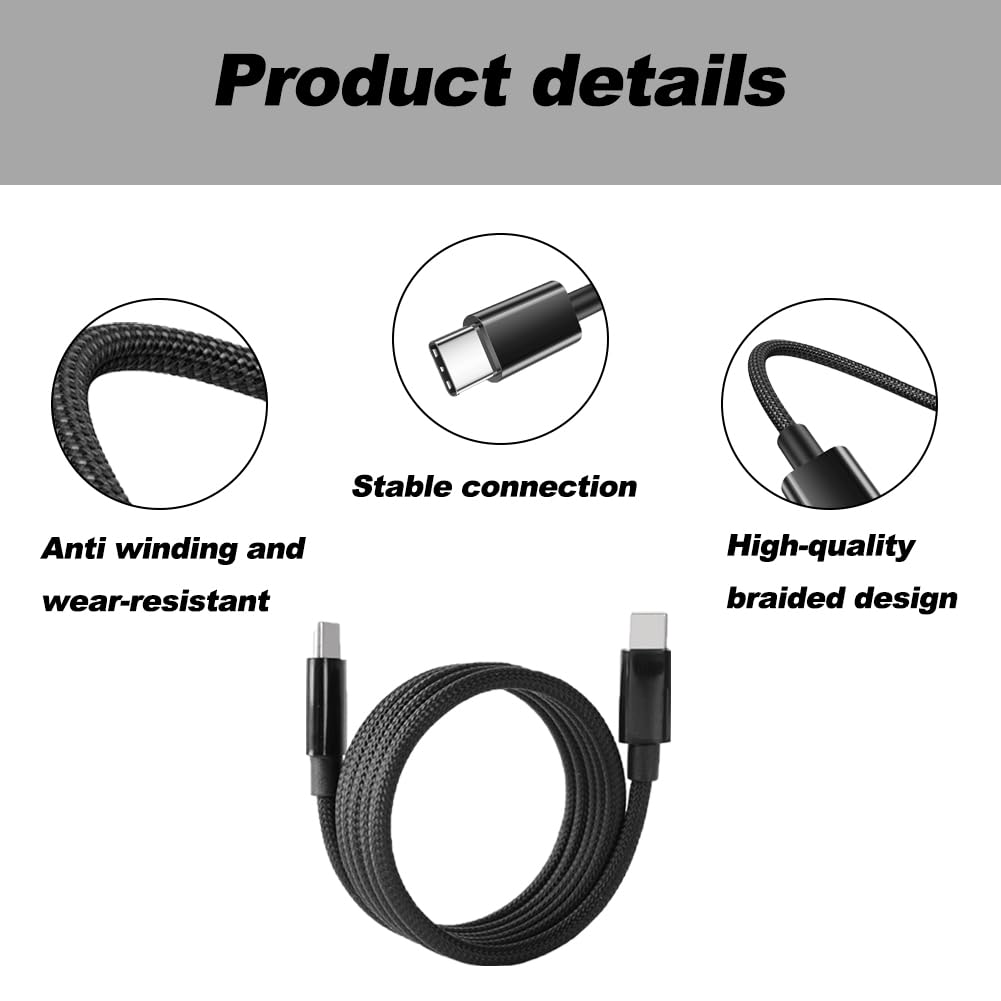 Thumbnail 3 de Zernavith USB C Charger Cable 1m 60W