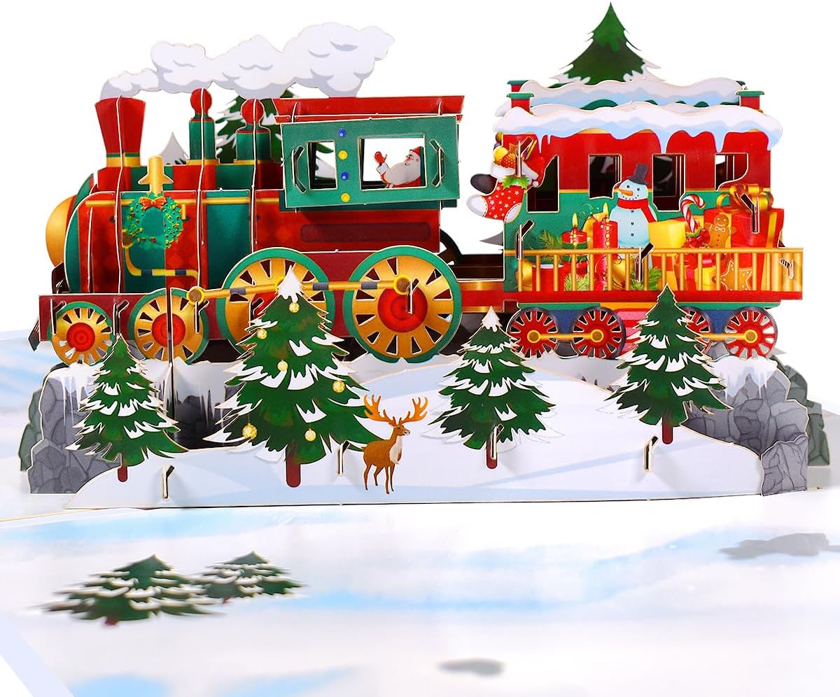 Thumbnail 6 de CNLITIHEKA Christmas pop-up card, 3D
