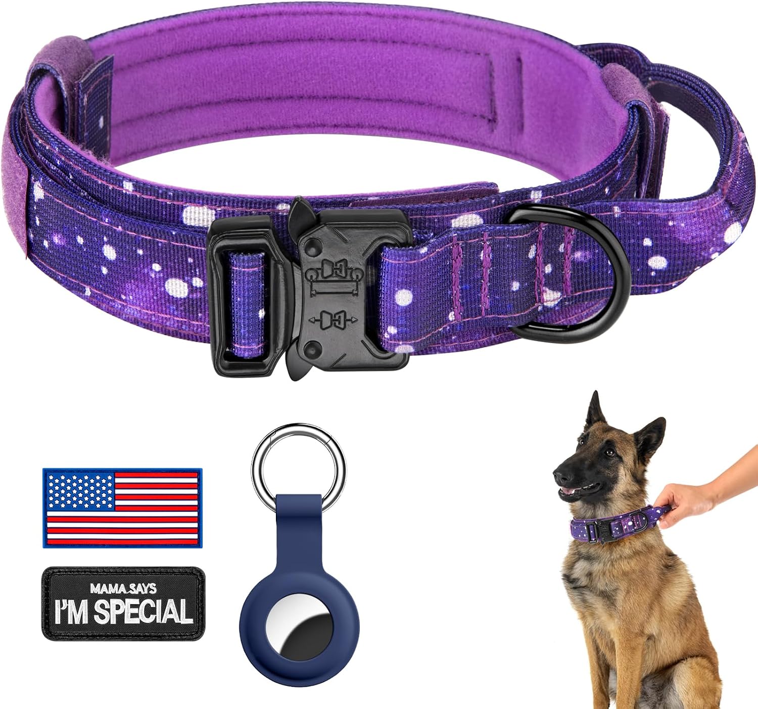 Detalle de DAGANXI Tactical Dog Collar, XXL