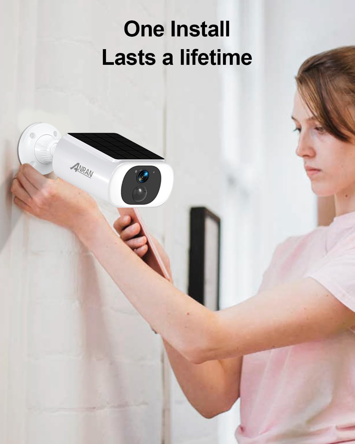 Thumbnail 6 de ANRAN 2K Solar Wireless Outdoor Security Camera System (4 Pack) with Color Night Vision, AI Detection, and Alexa Compatibility