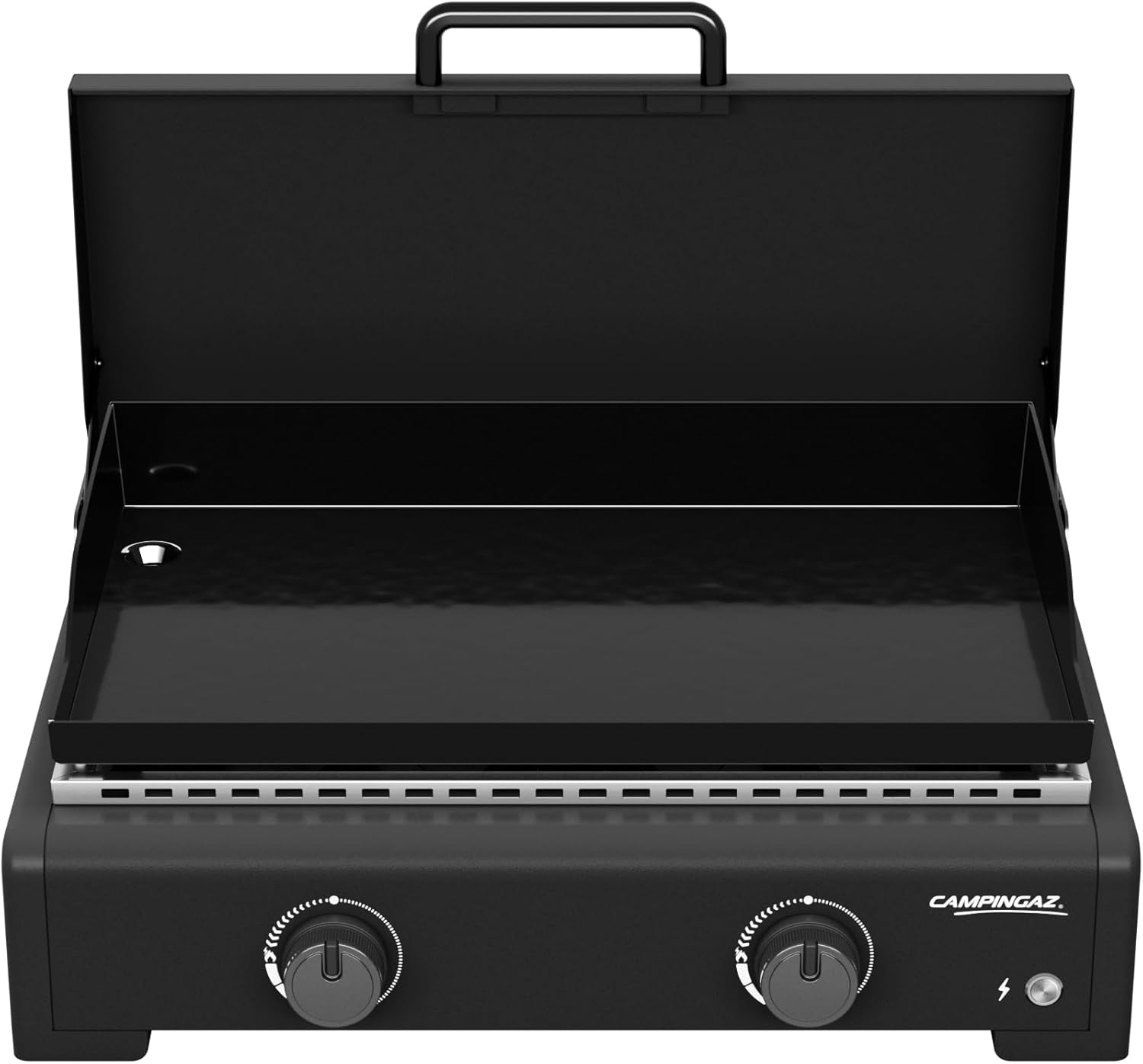 Campingaz Plancha Othello 2 L – Plancha barbecue gaz à double brûleur 58 × 36 cm