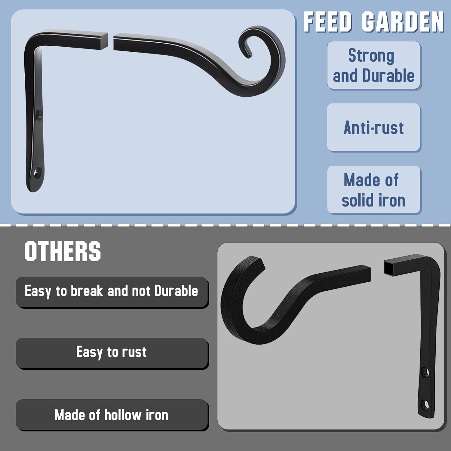 Thumbnail 2 de FEED GARDEN Plant Hooks, 6-Inch