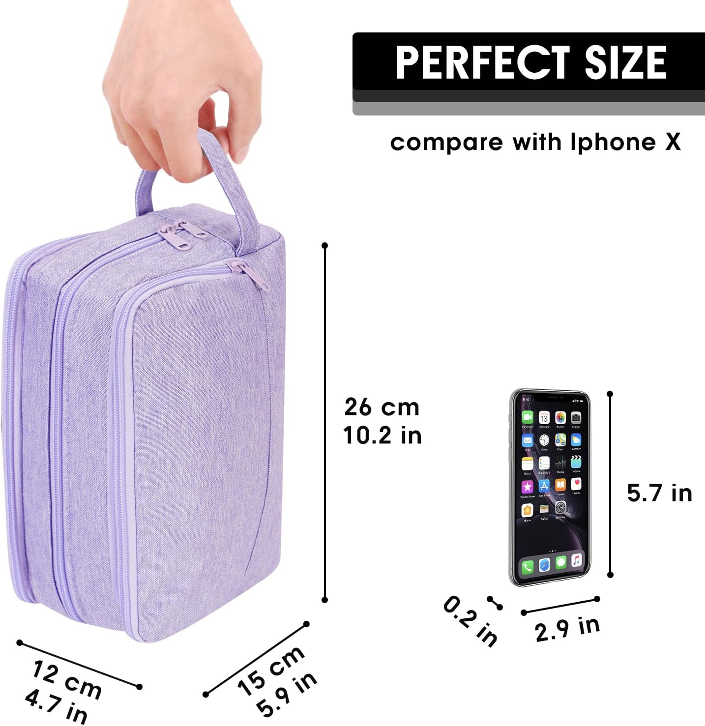 Thumbnail 4 de WANDF Trousse de Toilette A-Denim Pure Violet 3,6 oz