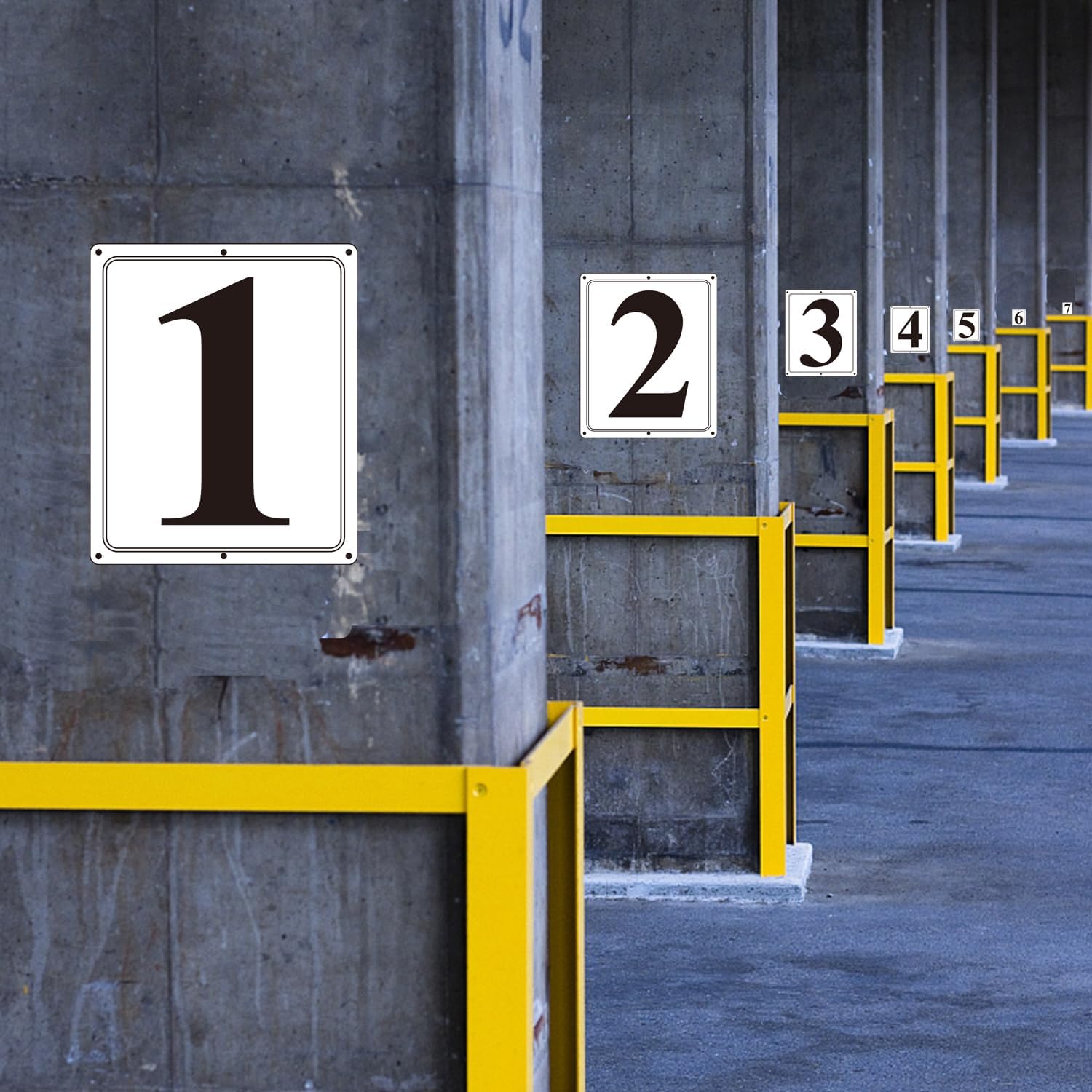 Thumbnail 6 de i-CowFun Aluminum Number Sign 12 x 10 Inches