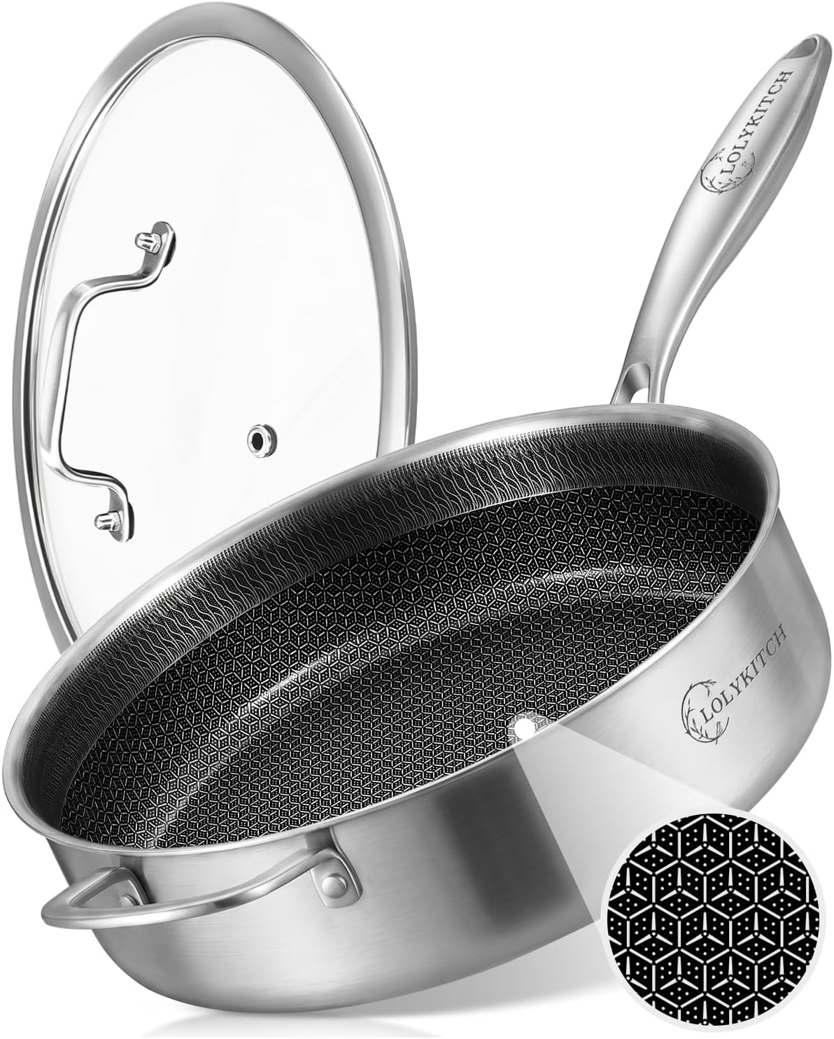 Detalle de LOLYKITCH Deep Skillet, 12-Inch