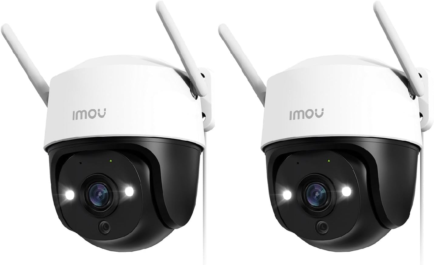Detalle de Imou Kit Telecamera Wi-Fi Esterno 5MP con Visione Notturna a Colori, IP66, Tracciamento Intelligente e Faretto/Sirena — Pack 2