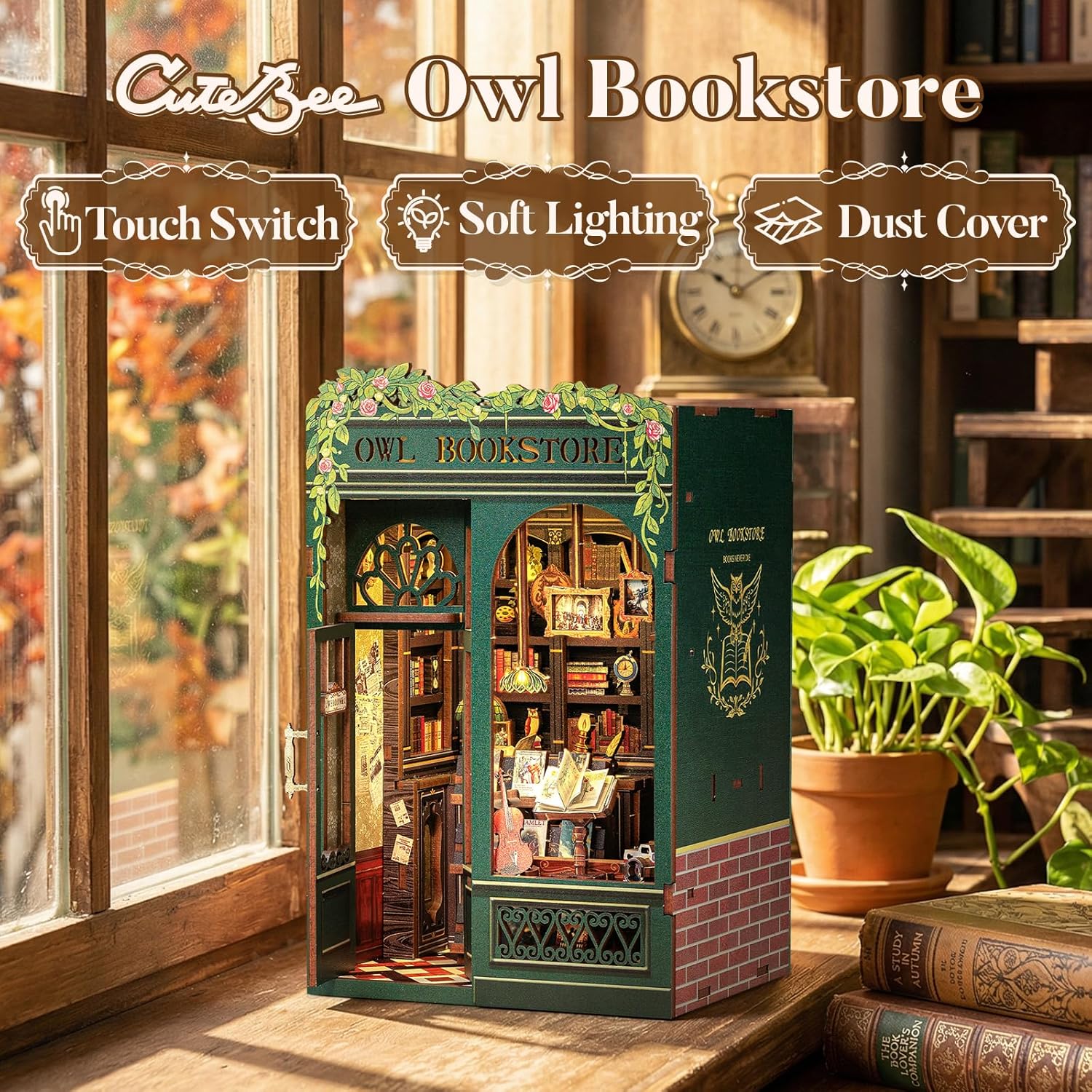 Thumbnail 6 de CUTEBEE Book Nook Kit 1-2 hr