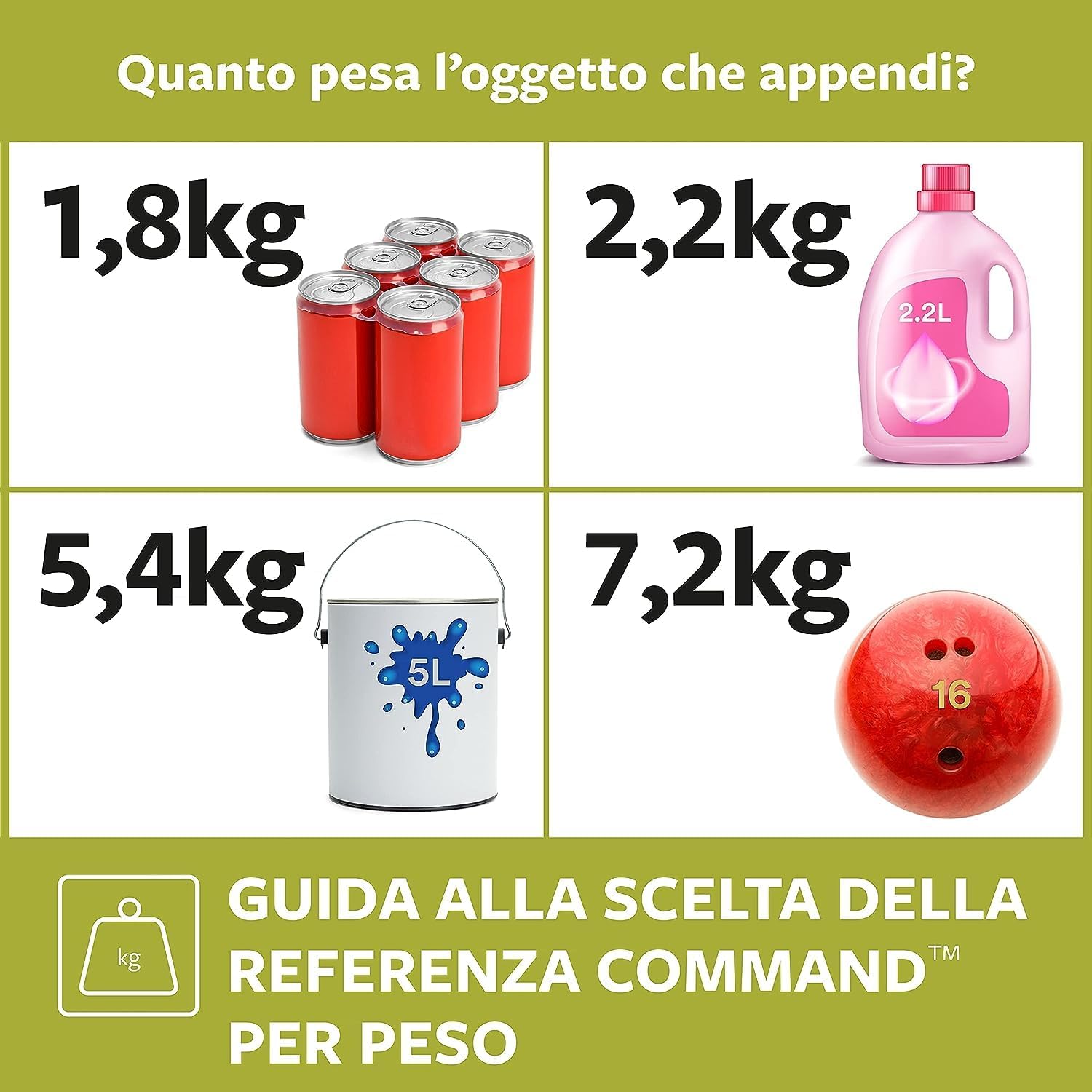 Thumbnail 5 de Command Kit di fissaggio 8 coppie adesive