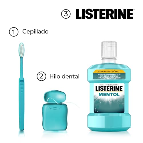 Thumbnail 5 de Listerine Mentol pack 2 x 1 L: enjuague bucal con flúor y protección de 24 horas
