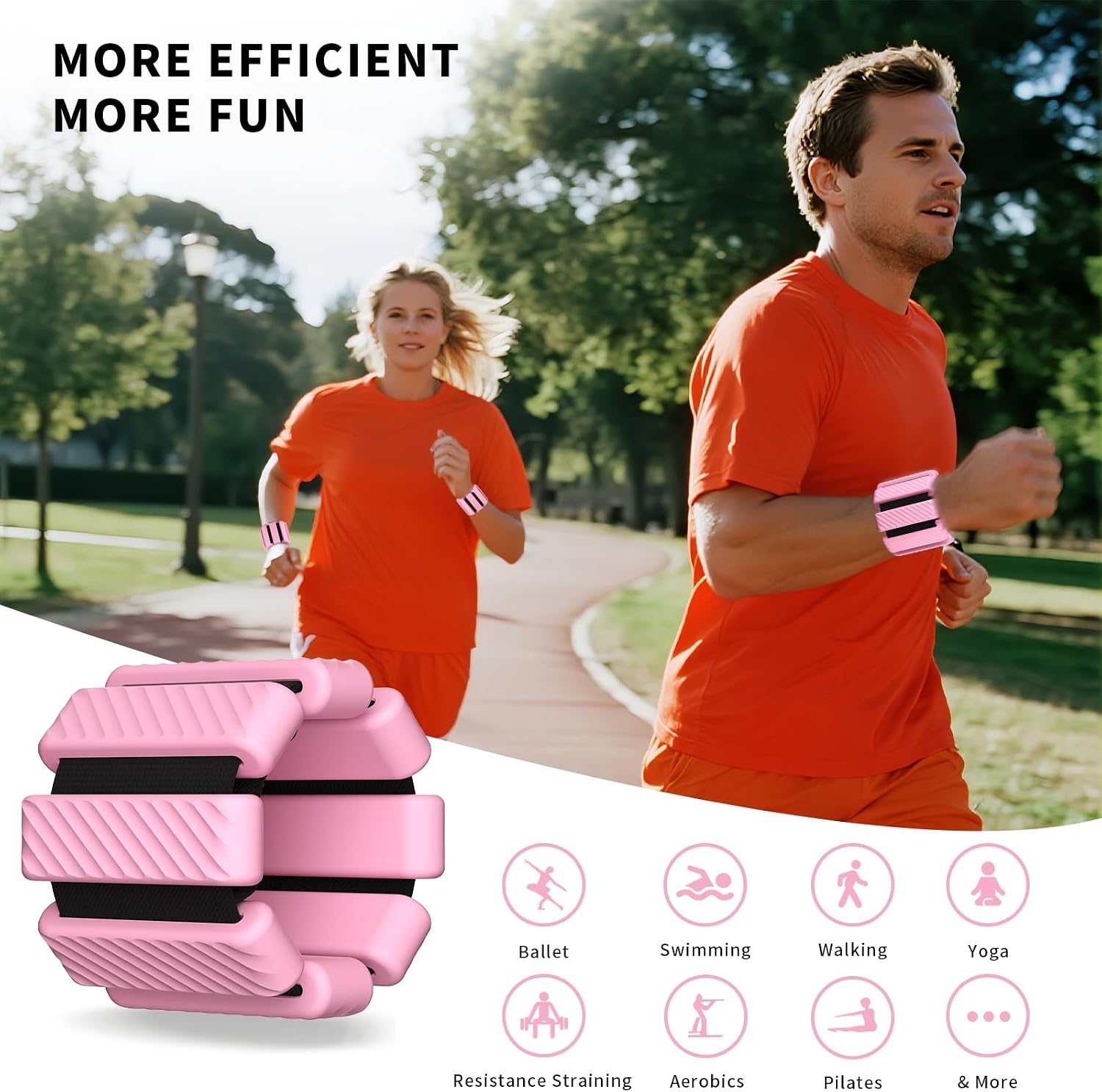 Detalle de Wrist & Ankle Weights 1 lb pair 🏋️♀