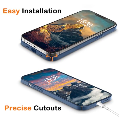 Thumbnail 5 de Galful coque ultra fine pour iPhone 16 – polycarbonate, gris et bleu ⚙