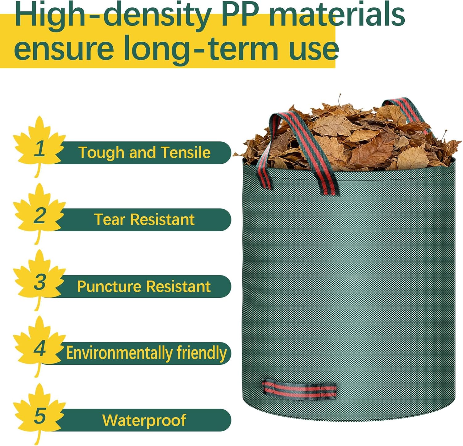 Thumbnail 2 de Reusable Yard Waste Bags 32-Gallon Set