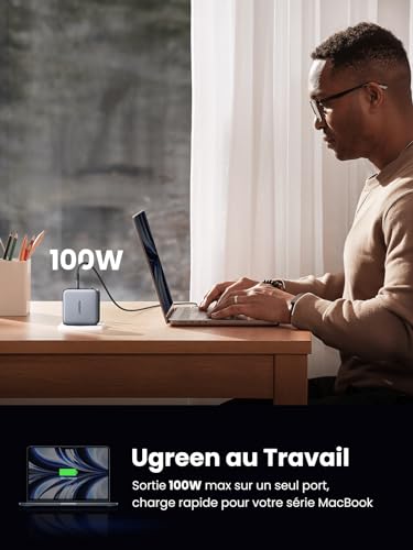 Thumbnail 1 de UGREEN Nexode 100W Chargeur USB-C Rapide 4 Ports GaN II
