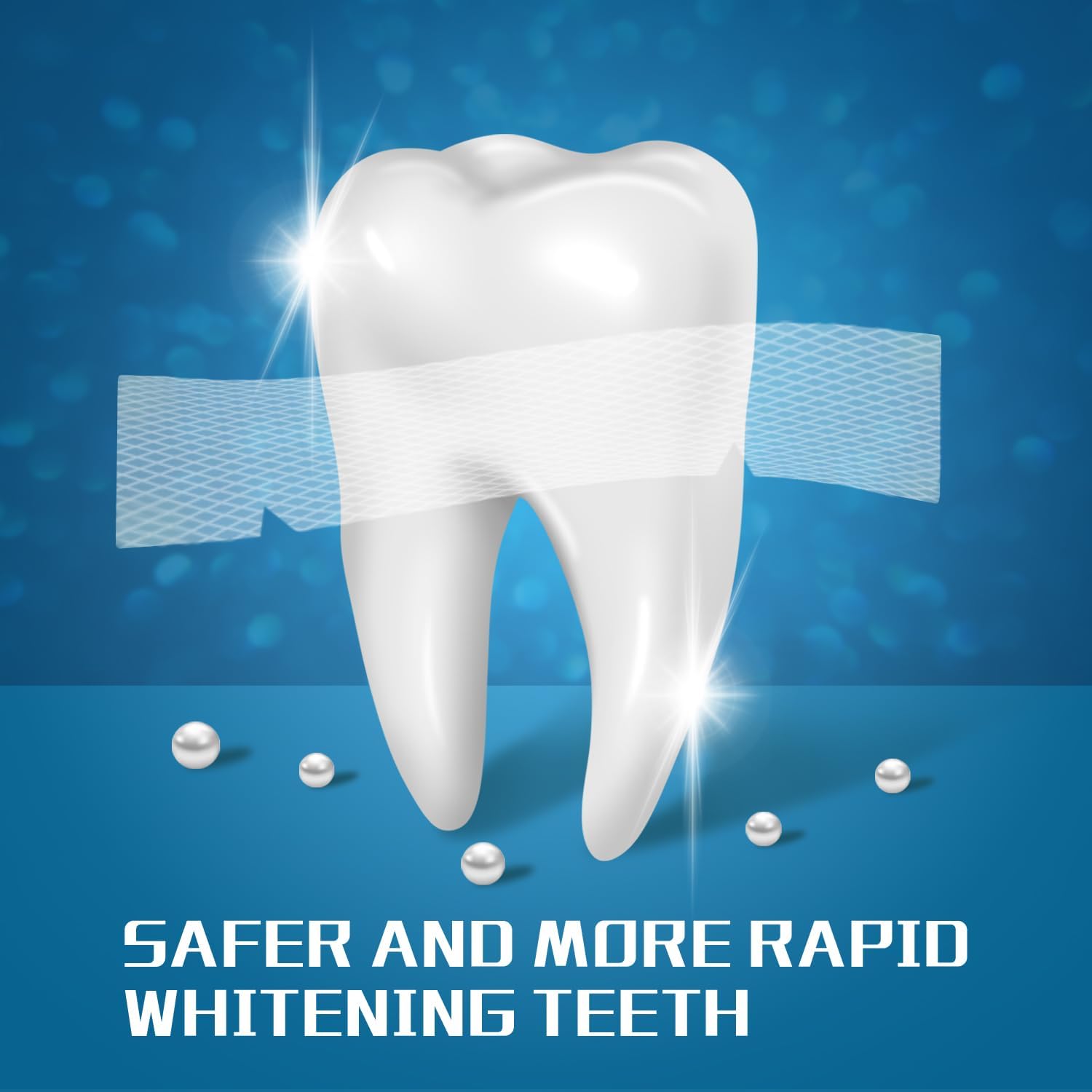 Detalle de Whitening Strips for Sensitive Teeth (14 treatments) – Gentle formula for daily use