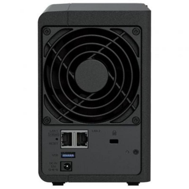 Detalle 2 de Synology DiskStation DS225+: NAS de 2 bahías para hogar digital y edge computing