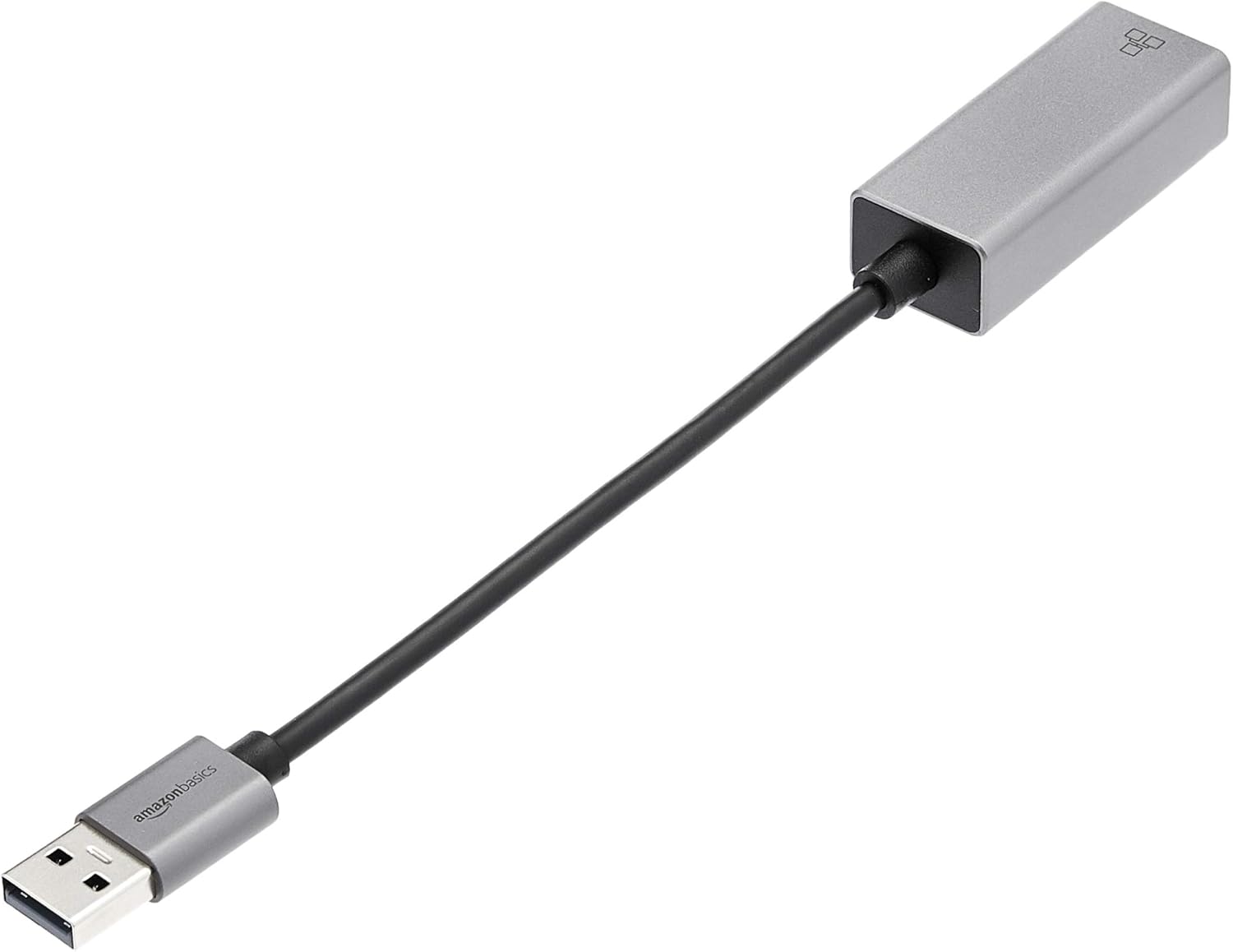 Detalle de Amazon Basics Aluminum Gigabit USB 3.0 to Ethernet Adapter