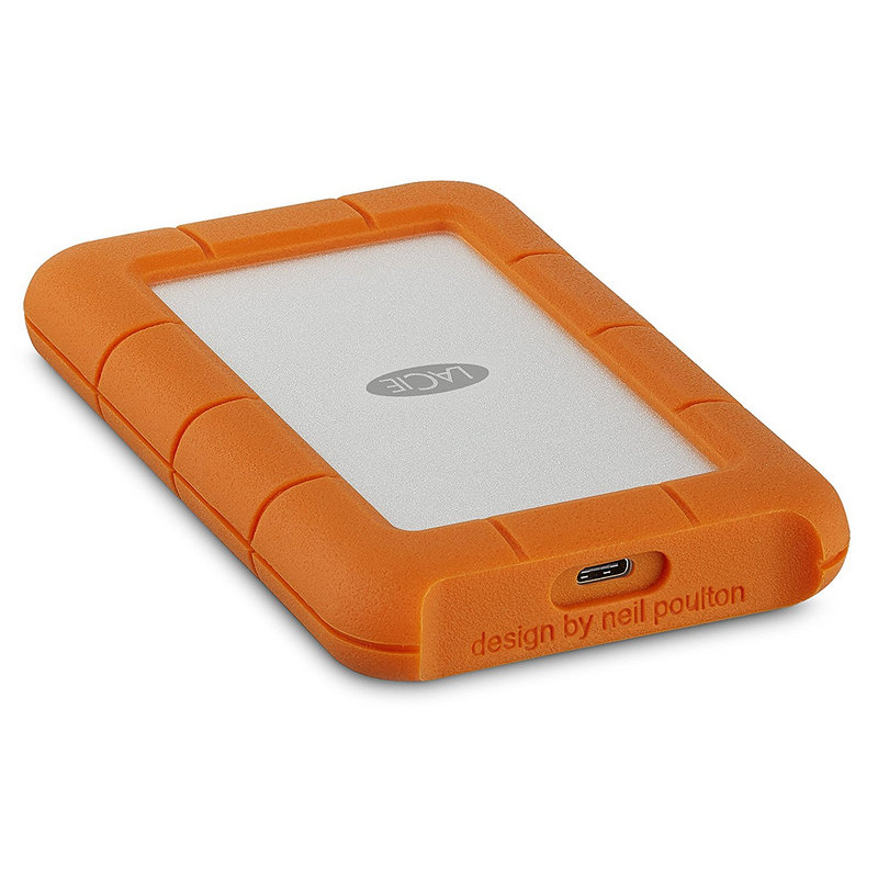 Detalle 2 de LaCie Rugged Mini 4TB 2.5" USB-C: resistencia y almacenamiento fiable para el campo